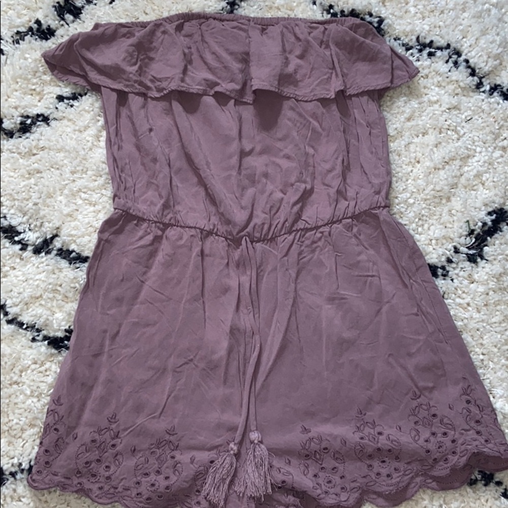 Purple romper